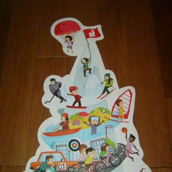 Child's Janod Giant Multi-Sports Floor Puzzle, VGUC - Picture 4 of 4